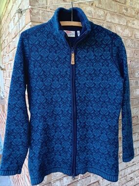 Fjallraven Lambswool Zip-up Sweater Jacket